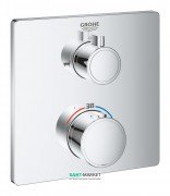 Термостат для душу і ванни вбудовується Grohe Grohtherm двухвентильний латунь хром 24080000