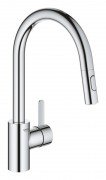 Змішувач для кухні Grohe Eurosmart Cosmopolitan змішувач з висувним виливом латунь хром 31481001