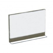 Зеркало настенное с полочкой Ravak Formy 800 МДФ прямоугольное орех X000001049