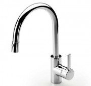 Смеситель для кухни с выдвижным поворотным изливом Roca Targa однорычажный латунь хром A5A8160C00