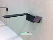 Смеситель для раковины однорычажный настенный Treemme 5 мм черный матовый 2552NN