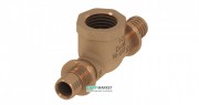 Тройной резьбовой фитинг TECE TECEflex 90° с внутренней резьбой 50х1 1/4