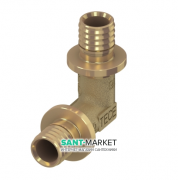 Кутове з'єднання TECE TECEflex 90 ° 32х32 латунь 767032