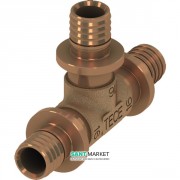 Потрійний різьбовій фітінг TECE TECEflex 90 ° равнопроходной 63х63х63 бронза 710163