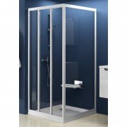 Стінка для душової кабіни Ravak Supernova APSS-90 профіль сатин скло grape 94070U02ZG