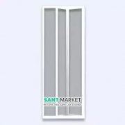 Дверь душевая складывающаяся Ravak Supernova SDZ2-70 белый профиль стекло grape 01V10100ZG