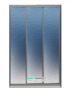 Двері душова розсувні Ravak Supernova ASDP3-80 профіль сатин полістирол pearl 00V40U0211