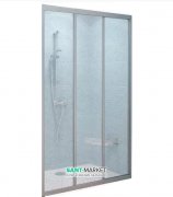 Дверь душевая раздвижная Ravak Supernova ASDP3-80 профиль сатин стекло grape 00V40U02ZG