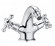 Змішувач для біде двухвентильний Roca Carmen з донним клапаном click-clack латунь хром A5A6A4BC00