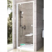 Дверь душевая поворотная Ravak Pivot PDOP1-90 белый профиль стекло transparent 03G70101Z1