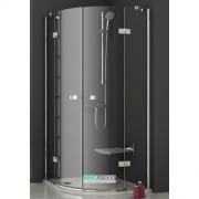 Душовий куточок напівкруглий Ravak SmartLine SMSKK4-80 профіль хром скло transparent 3S244A00Y1