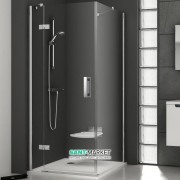 Двері душова орні Ravak SmartLine SMSD2-110 B-L профіль хром скло transparent 0SLDBA00Z1