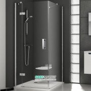 Дверь душевая распашная Ravak SmartLine SMSD2-110 B-L профиль хром стекло transparent 0SLDBA00Z1