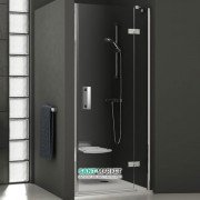 Дверь душевая распашная Ravak SmartLine SMSD2-110 B-R профиль хром стекло transparent 0SPDBA00Z1