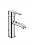 Змішувач для раковини одноважеля Roca Carelia з донним клапаном латунь хром A5A308AC0K