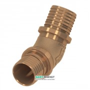 Кутове з'єднання TECE TECEflex 45 ° 50х50 бронза 707165