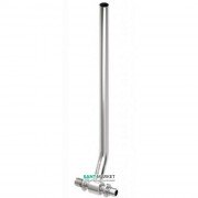 Трубка мідна для підключення радіаторів Tece TECEflex Т-подібна нікельована 25х15 L770 715226