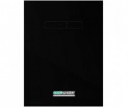 Верхняя панель смыва для унитаза TECE TECElux стеклянная черная с сенсорными клавишами смыва 9650003