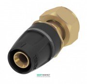 Переходник прямой Tece TECElogo с накидной гайкой латунь 16х3/4 8730202