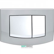 Кнопка змиву TECE TECEambia з двома клавішами пластик хром матовий / хром глянсовий 9240253