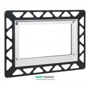 Монтажна рамка для установки скляних панелей Tece TECEloop / TECEsquare на рівні стіни білий 9240646