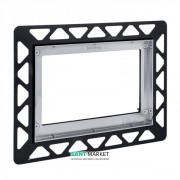 Монтажная рамка для установки стеклянных панелей Tece TECEloop/TECEsquare на уровне стены хром глянцевый 9240649