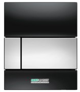 Панель змиву для пісуара TECE TECEsquare Urinal скляна чорна клавіша хром глянсовий 9242807