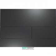 Панель смыва для унитаза TECE TECEsquare II с двумя клавишами черный матовый 9240833