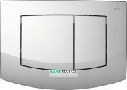 Кнопка змиву TECE TECEambia з двома клавішами пластик хром матовий 9240225