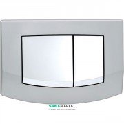 Кнопка змиву TECE TECEambia з двома клавішами пластик хром матовий / хром глянсовий 9240253