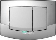 Кнопка змиву TECE TECEambia з двома клавішами пластик хром глянсовий / хром матовий 9240254