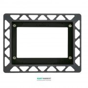 Монтажна рамка для установки скляних панелей Tece TECEloop / TECEsquare на рівні стіни чорний 9240647