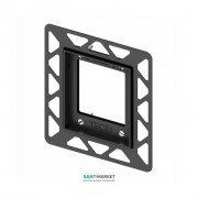 Монтажна рамка для установки скляних панелей Tece TECEloop / TECEsquare на рівні стіни чорний 9242647