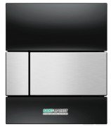 Панель смыва для писсуара TECE TECEsquare Urinal стеклянная черная клавиша нержавеющая сталь 9242806