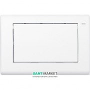 Панель смыва для унитаза Tece TECEplanus с одной клавишей нержавеющая сталь белый матовый 9240312