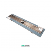 Жолоб водостічний TECE TECEdrainline прямий з гідроізоляцією Seal System 1500 мм нержавіюча сталь 601500