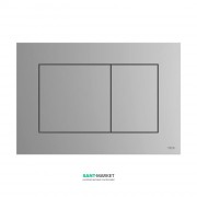 Панель змиву для унітазу Tece TECEnow з двома клавішами пластик хром матовий 9240402