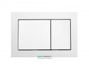 Панель смыва для унитаза TECE TECEbase с двумя клавишами пластик белый 9240700