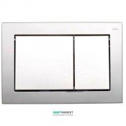 Панель змиву для унітазу TECE TECEbase з двома клавішами пластик хром глянсовий 9240701