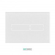 Панель змиву для унітазу Tece TECElux Mini сенсорна скло біле 9240960