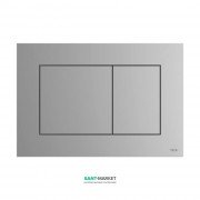 Панель смыва для унитаза Tece TECEnow с двумя клавишами пластик хром матовый 9240402