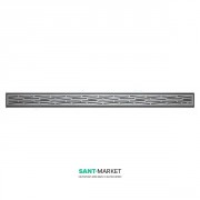 Решітка TECE TECEdrainline Organic для душового трапа матова пряма 800 мм нержавіюча сталь 600861