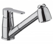 Смеситель для кухни с выдвижной лейкой Paffoni Blu хром BLU 183 CR