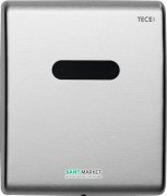 Панель смыва для писсуара TECE TECEplanus Urinal 6 V-Batterieс инфракрасным датчиком нержавеющая сталь сатин 9242350