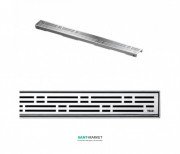 Решетка TECE TECEdrainline Basic для душевого трапа матовая прямая 700 мм нержавеющая сталь 600711