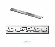 Решетка TECE TECEdrainline Lines для душевого трапа полированная прямая 800 мм нержавеющая сталь 600820