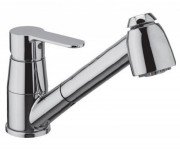 Смеситель для кухни с выдвижной лейкой Paffoni Blu хром BLU 183 CR