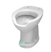 Унітаз підлоговий з обідком Kerasan Disabili білий 020103