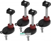 Комплект опор для дренажного канала Tece TECEdrainline 4шт. 139-187 мм нержавеющая сталь/пластик 660004