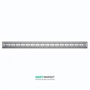 Решітка TECE TECEdrainline Royal для душового трапу матова пряма 1000 мм нержавіюча сталь 601041